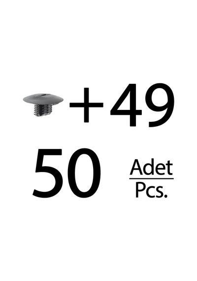 Renault İçin Davlumbaz Tapası- 50 Adet