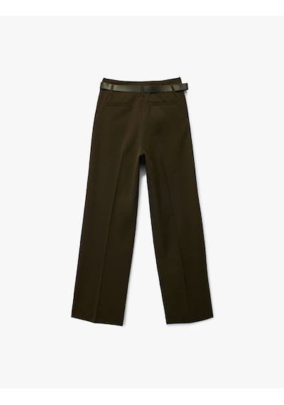Koton Koton X Sima Tarkan - Nervürlü Cepli Straight Fit Kemerli Bol Paça Pantolon Yeşil 6wak40045ew Koyu Haki Koton Koton X Sima Tarkan - Nervürlü Cepli Straight Fit Kemerli Bol Paça Pantolon Yeşil 6wak40045ew Koyu Haki