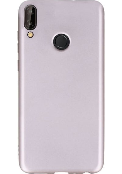 Huawei P20 Lite Kılıf Premier Silikon Arka Kapaknano Glass