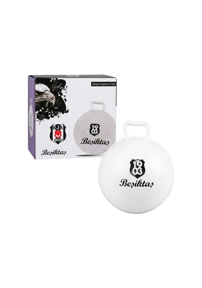 Beşiktaş Lisanslı Zıp Zıp Top Kulplu Çocuk Egzersiz Topu Çok Renkli