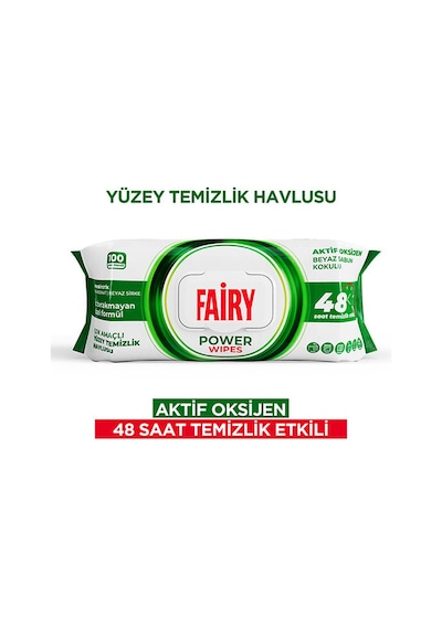 Fairy Yüzey Temizlik Havlusu Beyaz Sabun 100'lü Diğer 85948141