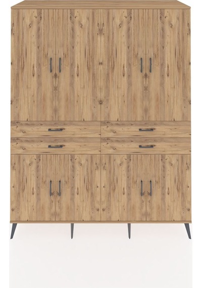 Kronos Gardrop 8 Raflı 4 Çekmeceli 8 Kapaklı 176x59x221 Çam-çam Çam Kronos Gardrop 8 Raflı 4 Çekmeceli 8 Kapaklı 176x59x221 Çam-çam Çam