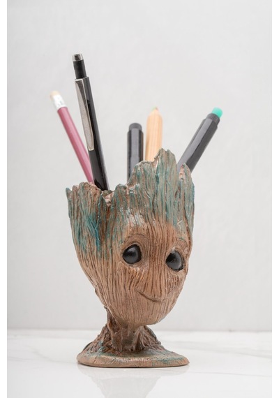 Marvel Groot Beton Saksı Ve Kalemlik
