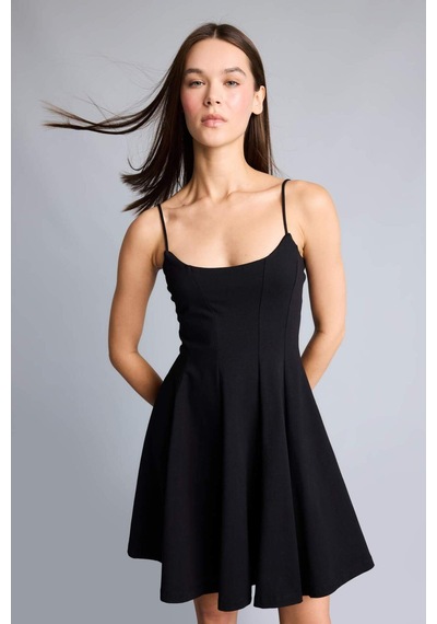 Defacto Straplez Siyah Mini Elbise I1329ax26smbk81 Siyah-bk81