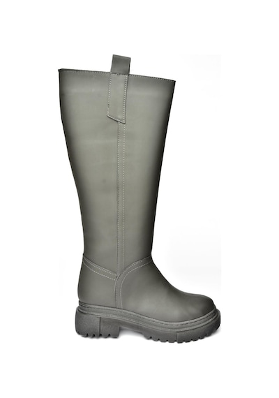 Fox Shoes Kalın Tabanlı Kadın Çizme R973201109 Füme