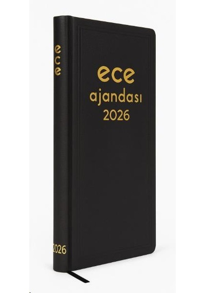 Ece Asya 17x33 Ajanda Ticari Cilt Bezli Çok Renkli