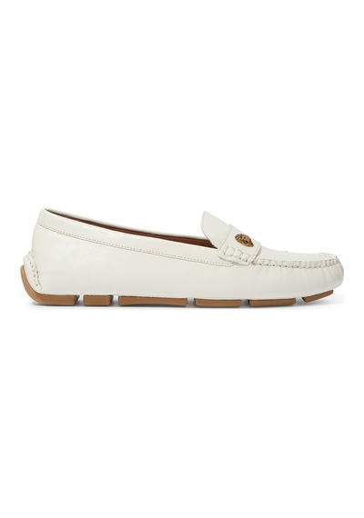Kurt Geiger Eagle Driver Kadın Loafer Ayakkabı - Beyaz