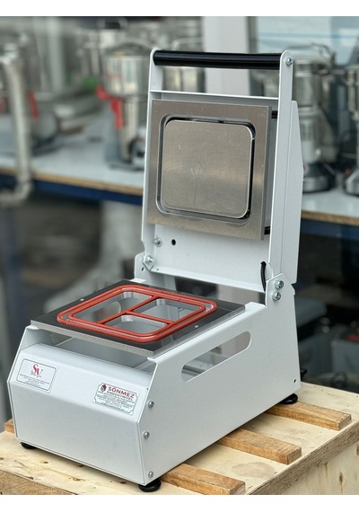 Sönmez Vakum 3 Bölme Yemek Catering Paketleme Makinesi Eko Model