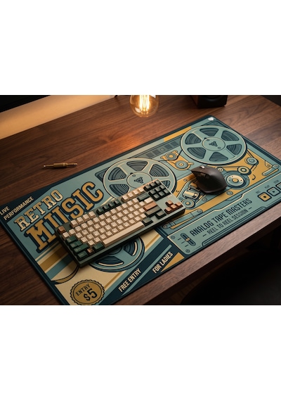 Oryn Rewind / Edition 80x30cm Gaming Mousepad - 3mm Kalınlık 001