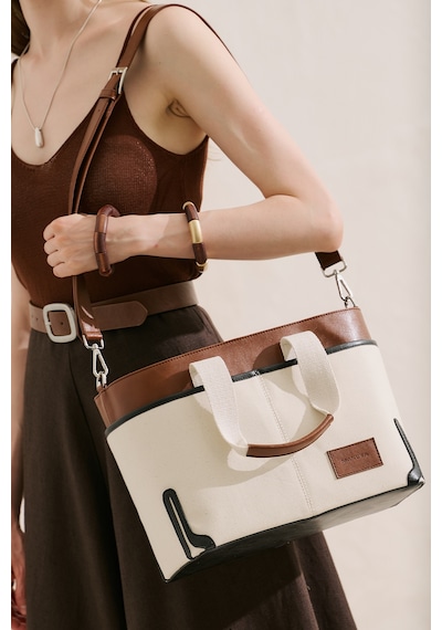 Manuka Nomad Ceplı Tote Kanvas Çanta Siyah Ss26cnt00049-01