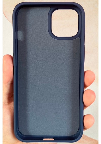 İphone 13 / 14 Yıldız Tozu Premium Lacivert Silikon Kılıf