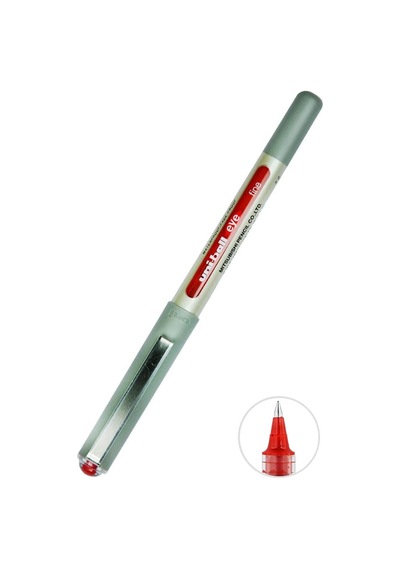 Pilot Kalem 1 Adet Uniball Eye Fine 0.7 Mm Roller Pilot Kalem Ub-157 Roller Uçlu Likit Mürekkepli Pilot Kalem Kırmızı