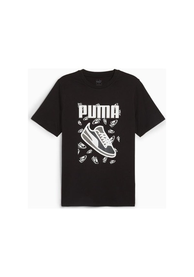 Puma Graphıcs Sneaker Tee 683209 01 Erkek Tişört Siyah S-xxl 001