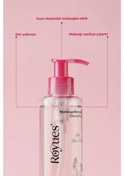 Göz Yakmayan Makyaj Temizleme Yağı 150 Ml Makeup Cleansing Oil Suya Dayanıklı Göz Ve Yüz Makyajı Temizleyici