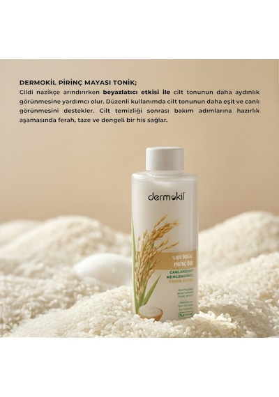 Dermokil Pirinç Mayası Beyazlatıcı Canlandırıcı Tonik 200 Ml