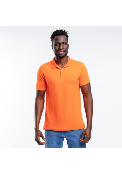 Slazenger SOHO I Erkek Polo Yaka Turuncu Tişört