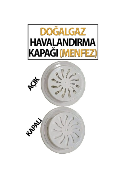 Doğalgaz Havalandırma Menfezi Kapaklı