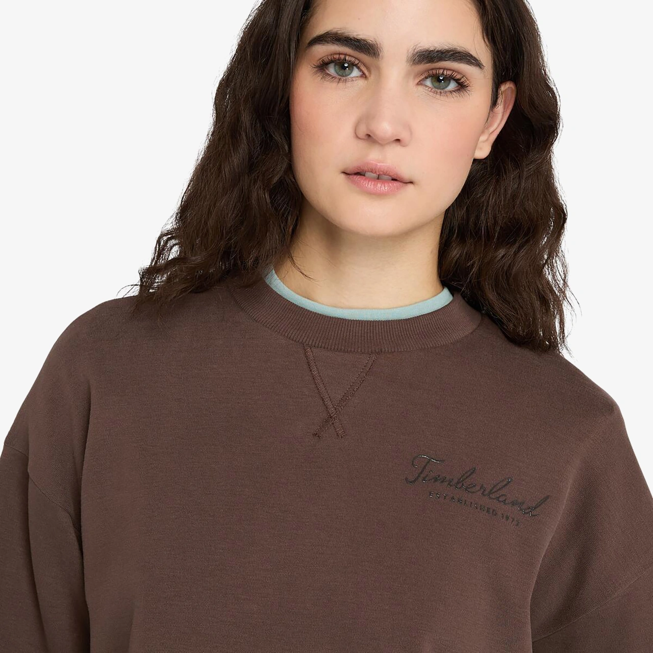Timberland Lush Comfort Crew Kadın Kahverengi Sweatshirt Tb0a41zb2431 Kahverengi