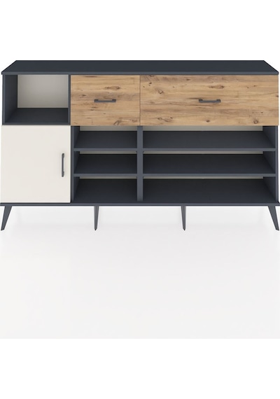 Arges Konsol 6 Raflı 2 Çekmeceli Tek Kapaklı 176x30x99 Antrasit-aytaşı/çam Aytası/atlas Çam - Antrasıt Arges Konsol 6 Raflı 2 Çekmeceli Tek Kapaklı 176x30x99 Antrasit-aytaşı/çam Aytası/atlas Çam - Antrasıt