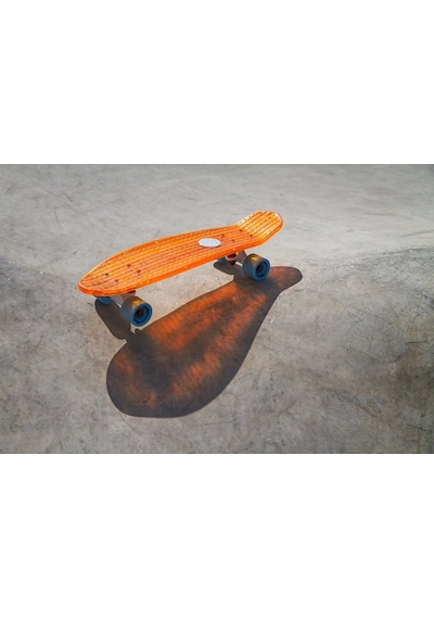 Choke Dirty Harry Clear Orange 23.5"x6.5" Cruiser Board Çok Renkli