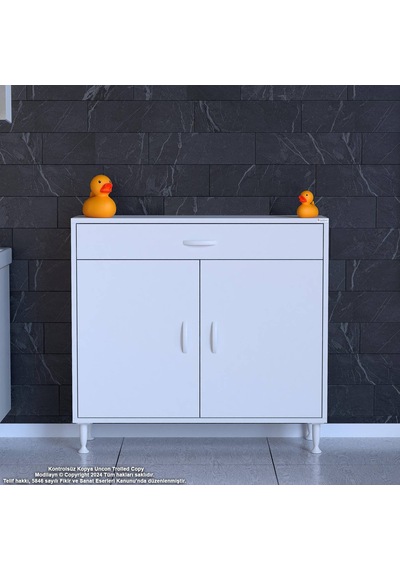 Eliusta Fre 90 Cm Çok Amaçlı Dolap 1 Raflı Tek Çekmeceli Banyo Mutfak Dolabı 90x88x32,5 Cm Organizer Dolap Beyaz Eliusta Fre 90 Cm Çok Amaçlı Dolap 1 Raflı Tek Çekmeceli Banyo Mutfak Dolabı 90x88x32,5 Cm Organizer Dolap Beyaz