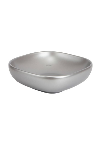 Smanni - Alya 41 Tezgah Üstü Lavabo Mat Platin - Lv1130-208- Platin