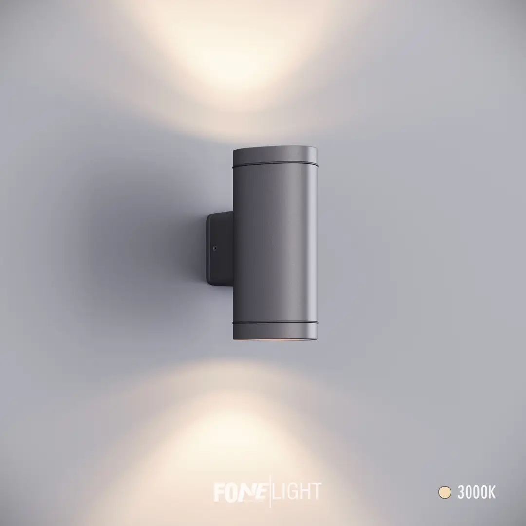Fonelight Gala Alüminyum Çift Yönlü Modern Aplik Antrasit