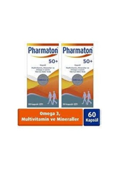 Pharmaton 50 Plus 30 Kapsül + 30 Kapsül