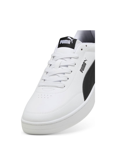 Puma Court Classic Clean Beyaz Erkek Sneaker 000000000102266511 Beyaz-sıyah