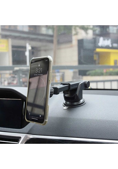360 Derece Dönebilen Vakumlu Mıknatıslı Telefon Araç Araba Tutucu