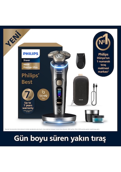 Philips XP9402/31 I9000 Prestige Ultra Skinıq Pro İle Islak&Kuru Elektrikli Tıraş Makinesi