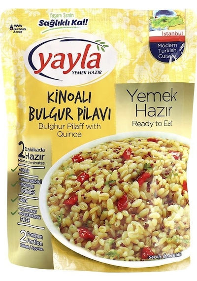 Yayla Yemek Hazır Kinoalı Bulgur Pilavı 250 G