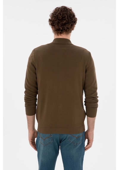 U.s. Polo Assn. Erkek Haki Hırka Triko 50298272-vr027 Haki