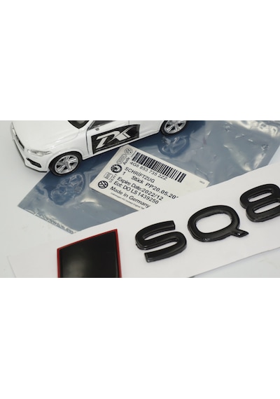 Dk Tuning Sq8 2025+ Bagaj Siyah Yazı Logo Arma Audi İle Uyumlu Bagaj Arma