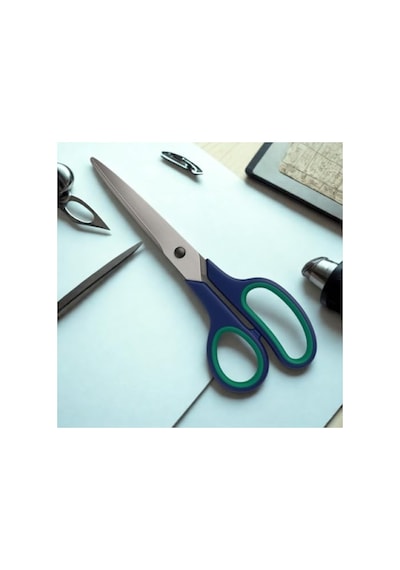 21.5 Cm Paslanmaz Çelik Ofis Makası - Ergonomik Tasarım