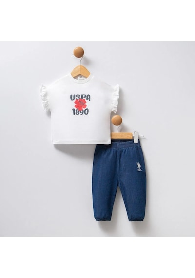 U.S. Polo Assn. 2'li Takım Usb2463 Beyaz