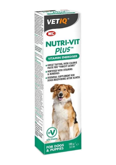 Vetiq Nutri-Vit Plus Köpekler Için Enerji Verici Vitamin Macunu 1