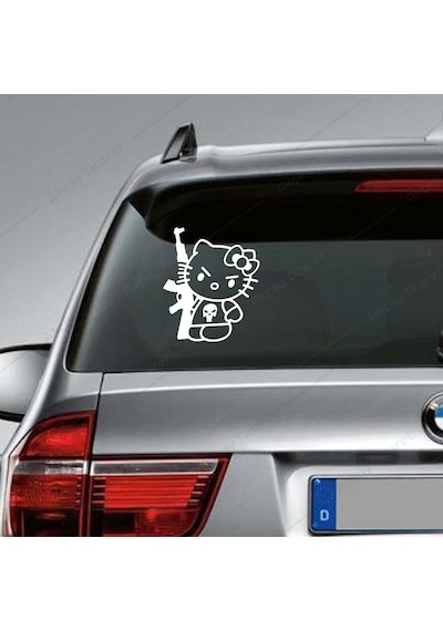 Hello Kitty Sticker Silah Sticker Oto Sticker Arma Sticker