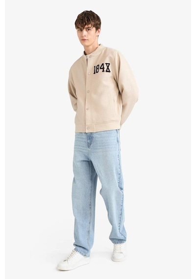 Defacto Regular Fit Kolej Yaka Çıtçıtlı Bomber Mont F5096ax25aubg359 Bej Defacto Regular Fit Kolej Yaka Çıtçıtlı Bomber Mont F5096ax25aubg359 Bej