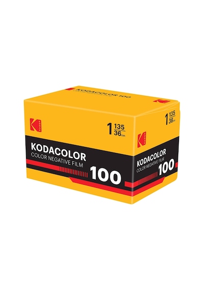 Kodak Kodacolor 100 35mm 135 Renkli Analog Film Iso 100, 36 Pozlama, C-41 Banyo, Gün Işığı 19 Standart