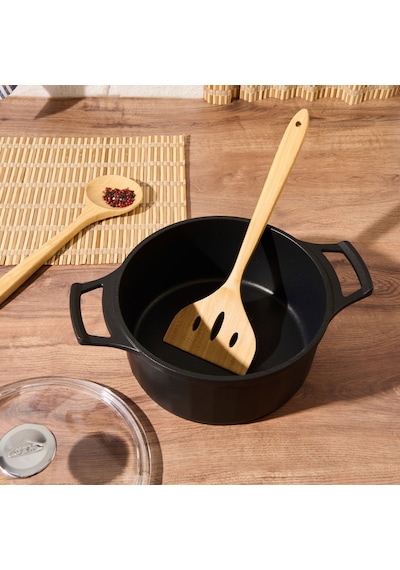 Bambumm Fusilli Servis Kaşığı - Kahverengi Renkli