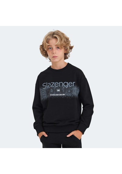 Slazenger LAST Çocuk  Siyah Sweatshirt