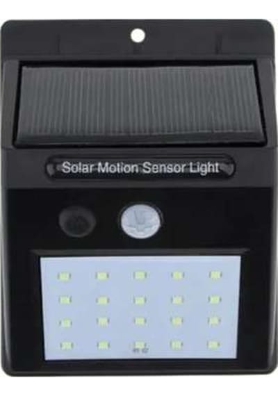 Güneş Enerjili Hareket Sensörlü Led Lamba 120 3-4 Metre Mesafe Diğer