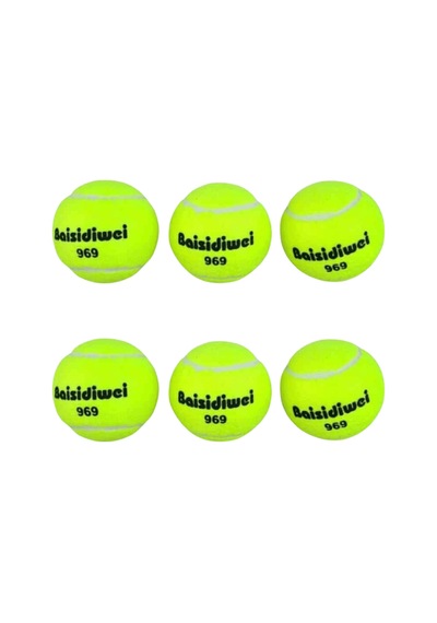 6'lı Tenis Topları Seti, Spor Ve Eğlence İçin İdeal Performans