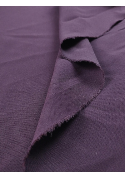 Patlıcan Moru Renkte Krep Kumaş En: 140 Cm-10621 Mor