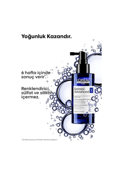 L'Oréal Professionnel Serioxyl Advanced İncelmiş Saç Telleri için Yoğunluk Kazandıran Serum 90 ML