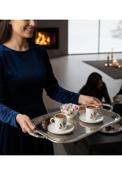 Regna Home Fine Living Kokina 4 Parça 2 Kişilik Kahve Fincan Seti 93 Ml Diğer