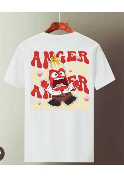Noıssey Beyaz Beyaz Ters Yüz Karakterleri Ön Arka Baskılı Oversize Unisex