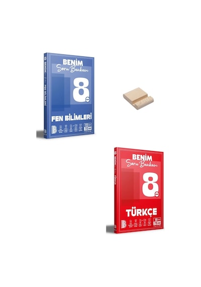 Lgs 8. Sınıf Benim Hocam Fen Bilimleri Ve Türkçe Soru Bankası + Telefon Standı