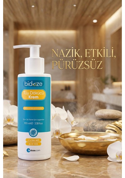 Bidoze Aloe Vera & Jojoba Tüy Dökücü Krem 100 ML